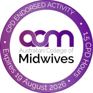 Birth Trauma Australia 3 ThinkNatal Education and Training ACM CPD Badge