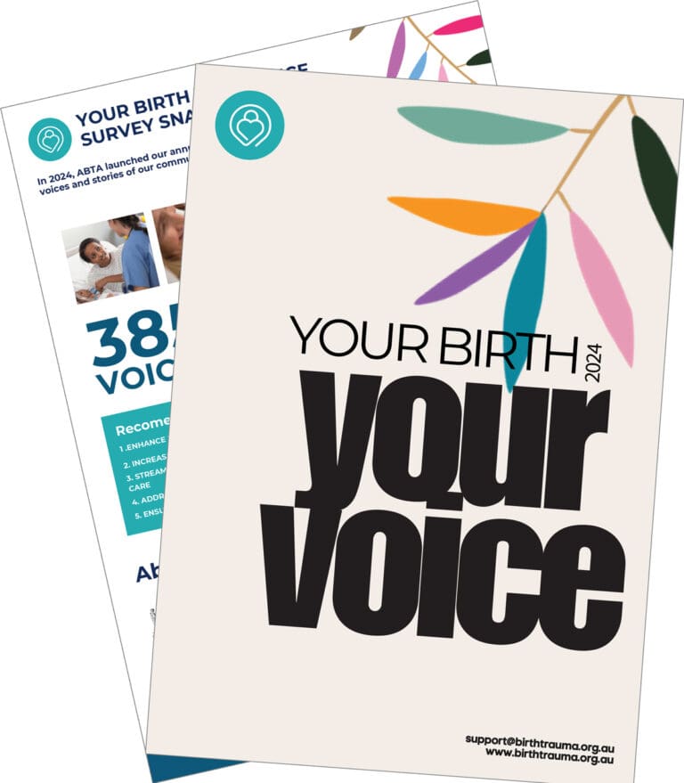 Your Birth Your Voice Annual Survey 2024