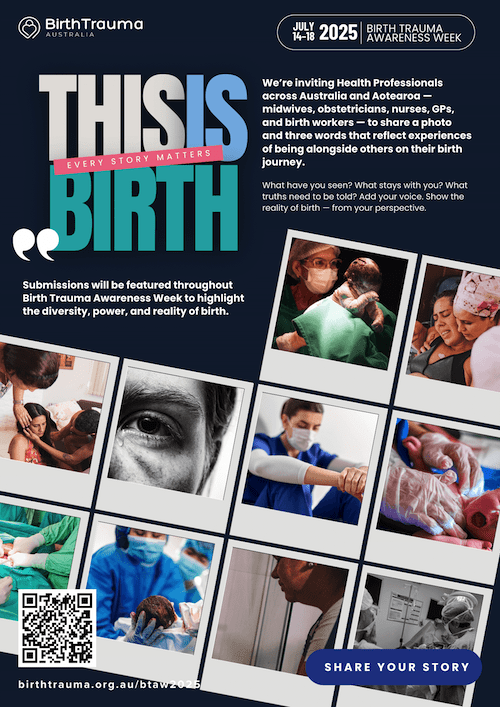 Birth Trauma Awareness Week 2025 1 Hero poster HCPs